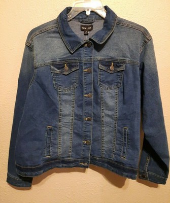 new look plus size denim jacket