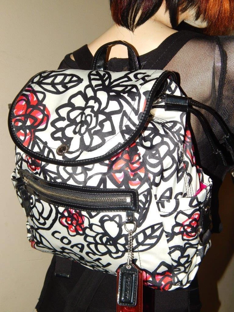 Coach poppy backpack clearance