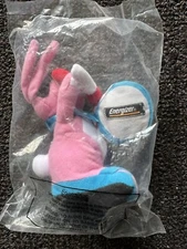 Vintage 1997 ENERGIZER BUNNY BEANBAG 6" Plush Toy Advertisement NEW