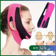 V-Line chin Lift Up Slimming Mask Cheek Belt Face slim Strap Band UK