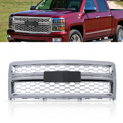 For 2014 2015 Chevrolet Silverado 1500 Replace Front Grille Honeycomb 23181418