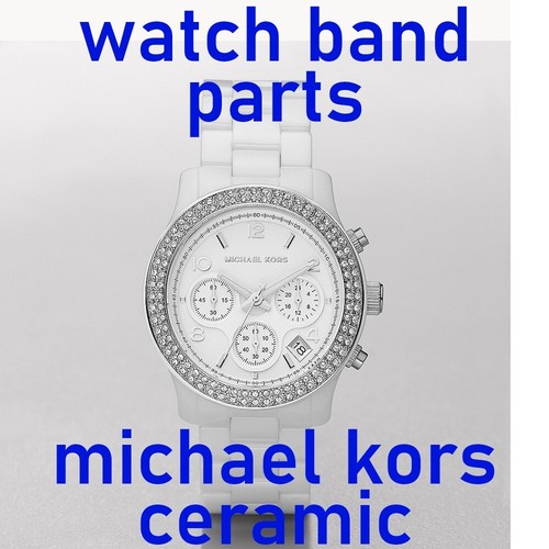 Michael Kors MK5189 Ceramic Dial Beige Crystal Accented  display picture 2