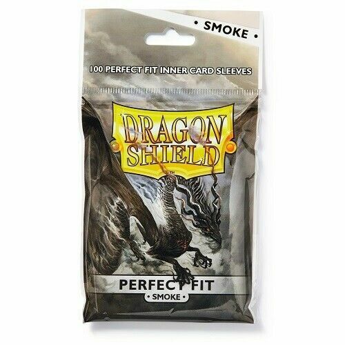 Dragon Shield CLEAR PERFECT FIT SMOKE 100 ct sleeves MAGIC POKEMON DRAGON BALL - Picture 1 of 1