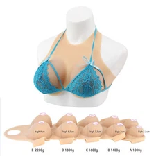 Silicone Breast Form Crossdresser FakeBoob Transgender Cotton Filler Breastplate