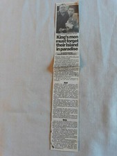 2000 CANVEY ISLAND 1 SOUTHEND 2 FA Cup 2nd Round press cutting (not programme)