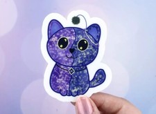 Cat Sticker Vinyl Decal Water Bottle Laptop Phone 3 Inch