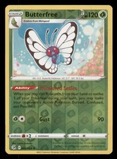 Butterfree SWSH08: Fusion Strike #003/264 Holo Rare Reverse Holo Pokemon LP