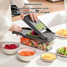 14 In 1 Vegetable Chopper Fruit Cutter Salad Maker Multifunctional Cutting Set