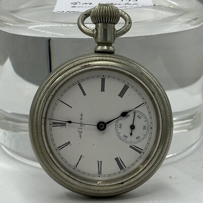 Elgin 17J Wheeler Pocket Watch Swing Out Case Ca 1895