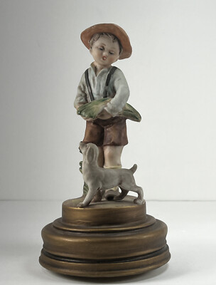 schmid bros オルゴール胸像ミュージックボックス彫刻