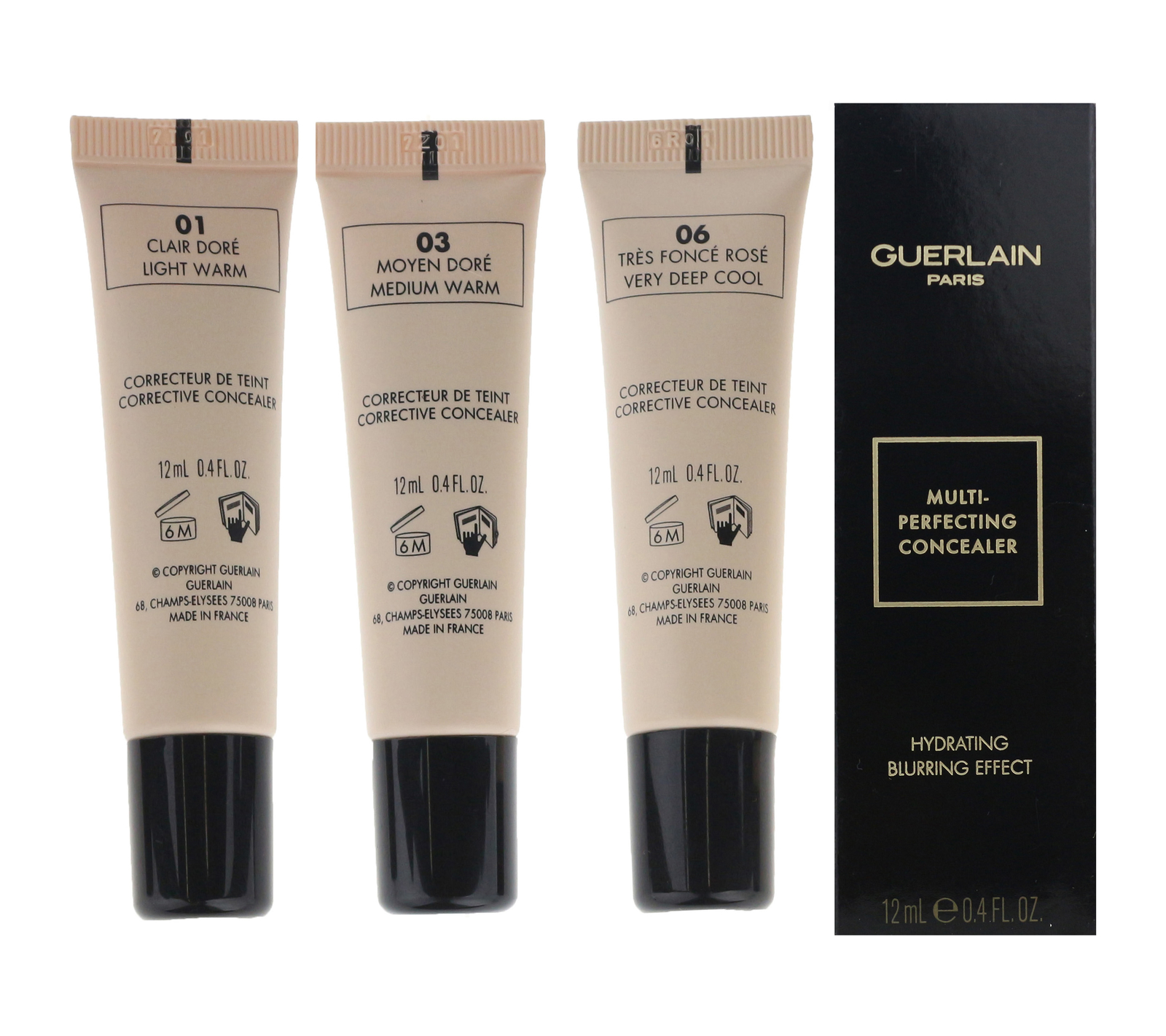 Guerlain Multi Perfecting Face Concealers & Neutralizers 12ml New In