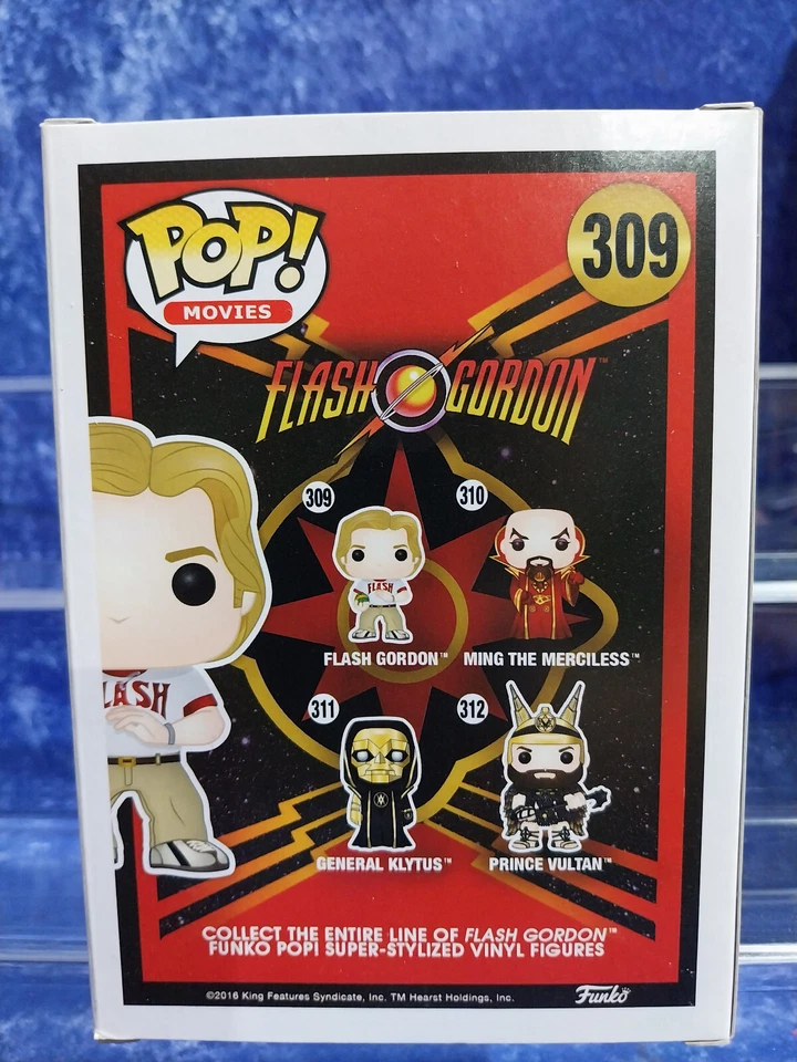 Películas de vinilo pop Flash Gordon 309 sin usar, en caja Flash Gordon 2016 + protector Foto 3 de 4