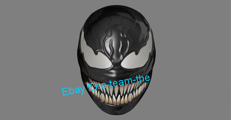 Edward Eddie Brock Venom 1/1 Venom Helmet Resin Wearable Cosplay