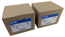 2 EATON Crouse Hinds 668 3 1/2" EMT Compression Coupling Raintight Steel NEW