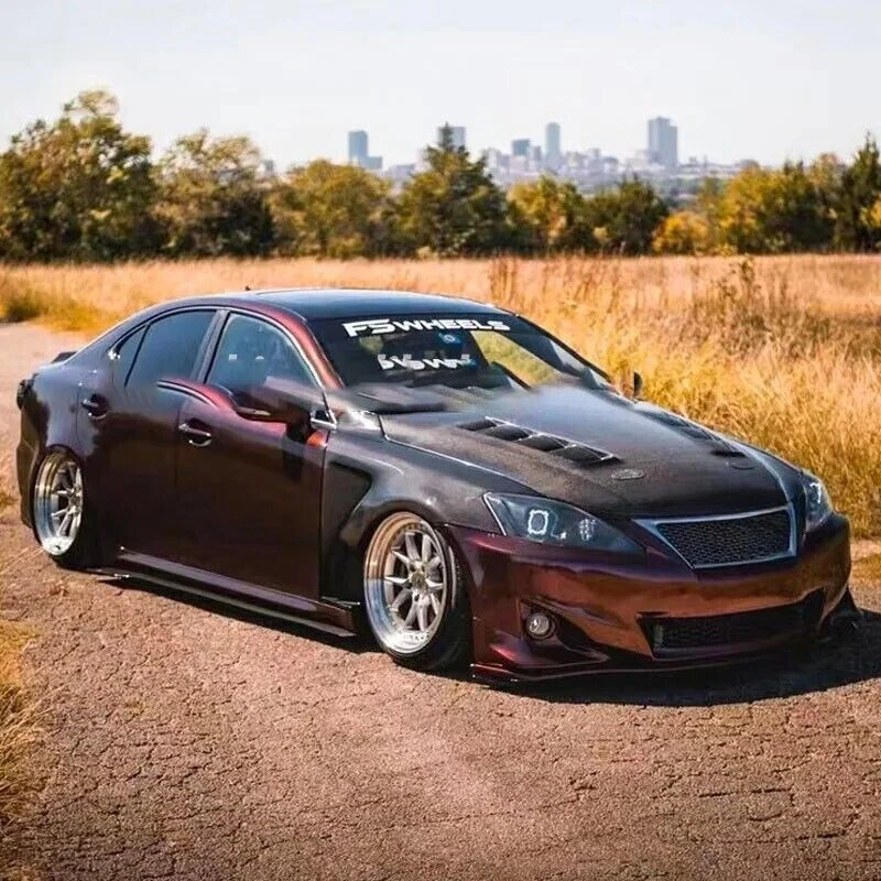 Carbon Exterior Side Front Fenders Vent For 2006-2012 Lexus is250 is300 upgraded Foto 4 de 4