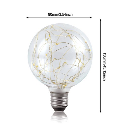 LED Fairy Light Bulb E26/E27 Multiple Color Home Patio Garden Globe Party Lamp - Picture 9 of 32