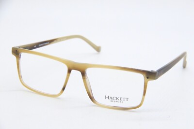 NEW HACKETT BESPOKE HEB 209 187 TRANSPARENT BROWN AUTHENTIC EYEGLASSES 54-16