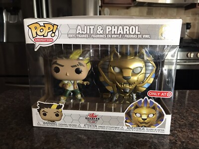 NEW BAKUGAN AJIT & PHAROL US (TARGET EXCLUSIVE) 2021 POP! VINYL 2-PACK