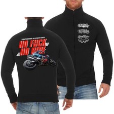 Sweatjacke FIGHTER Zieht besser als dein Koks Motorrad spruch Streetfighter bike