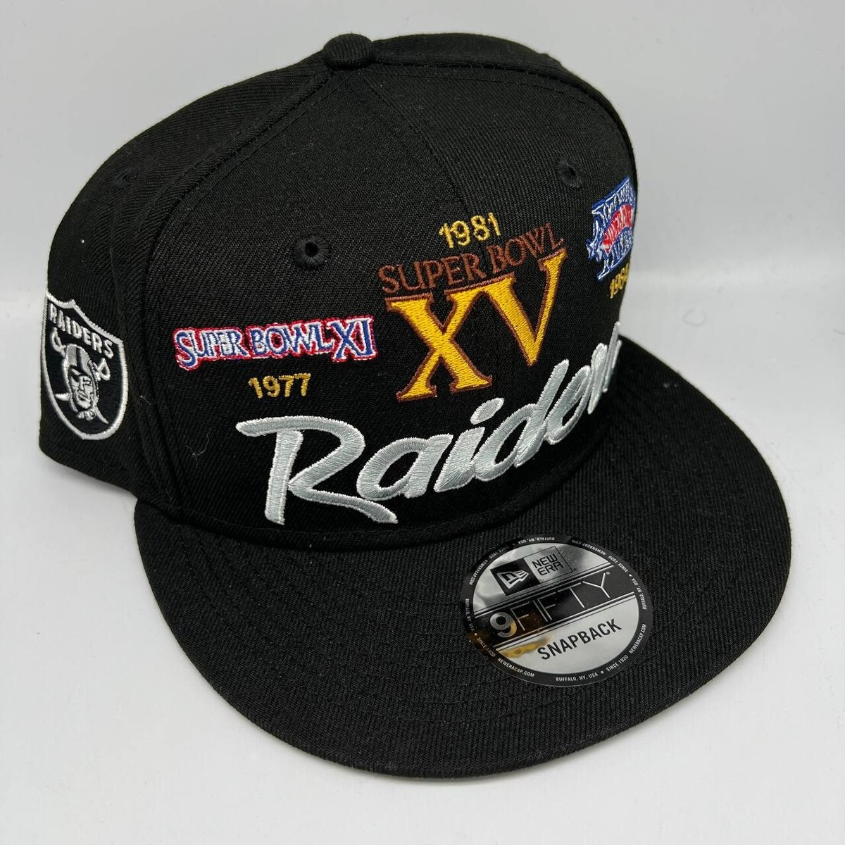 Las Vegas Raiders Oakland Los Angeles Super Bowl 9Fifty New
