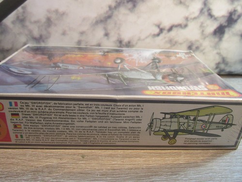 1/72 Matchbox Fairey Swordfish Mk III Britsh Torpedo Bomber Kit #PK-112 Sealed - Picture 5 of 6