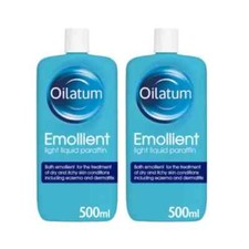 2x Oilatum Bath Emollient - 500ml for Dry, Itchy Skin Conditions Eczema