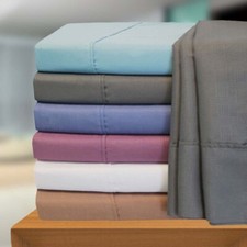 Embossed Basket Weave Microfiber Deep Pocket Wrinkle Resistant Bed Sheet Set