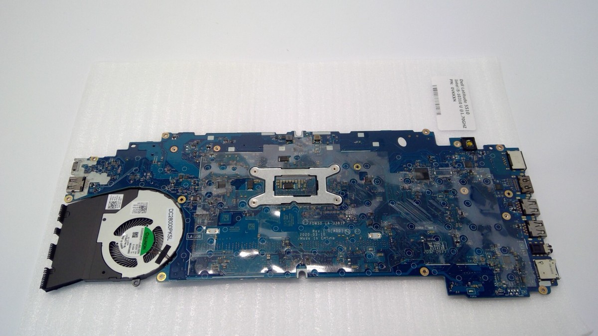 Dell Latitude 5510 Core i5-10310U 1.7GHz Motherboard - LA-J381P
