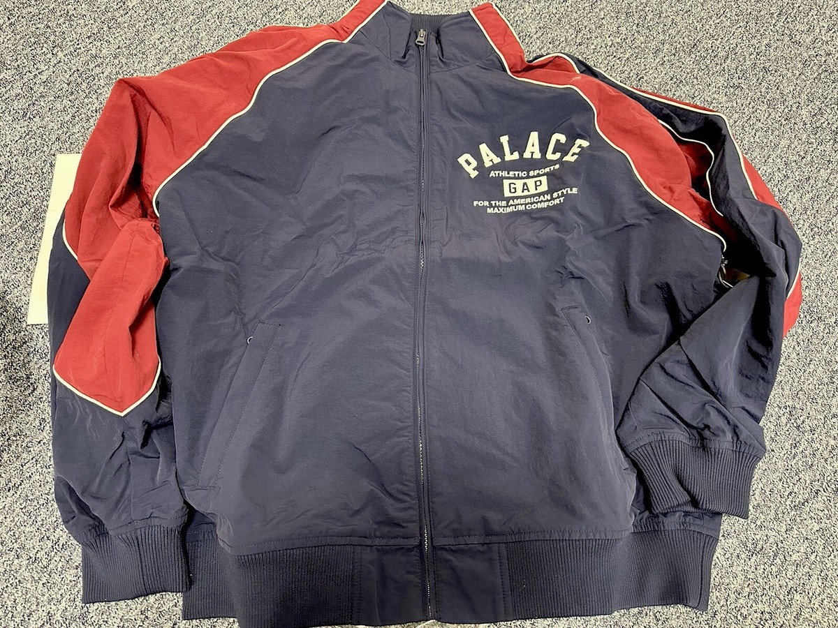 SS24 Palace gap nylon track top NAVY/ RED LARGE | eBay