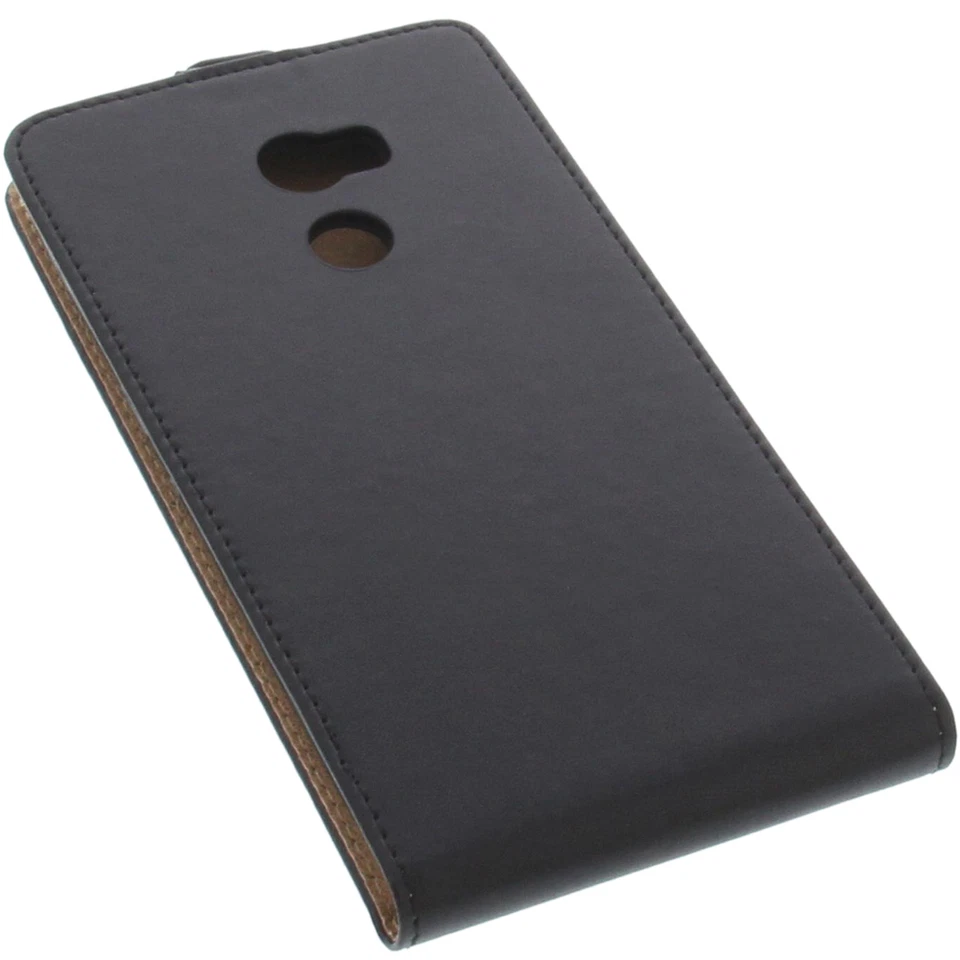 Custodia per HTC E66/HTC One X10 Custodia Cellulare Modello Flip Nero - Immagine 4 di 4