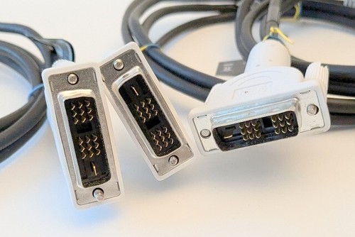 (Lot of 3) 5' DVI cables (standard DVI-D) EXCELLENT CONDITION - for Charity - Picture 2 of 3