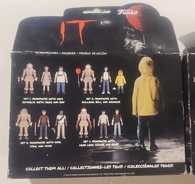 Funko IT Action Figure 3-Pack Box Sets- PENNYWISE, RICHIE, EDDIE