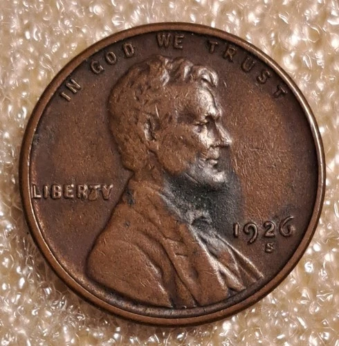 1926-S Lincoln Cent Very Fine Details