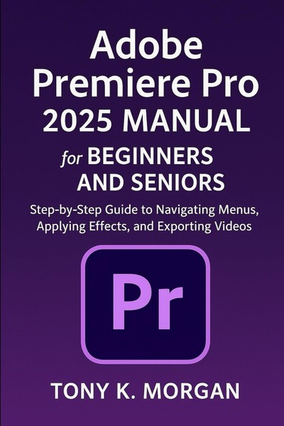Adobe Premiere Pro 2025 Manual For Beginners And Seniors: Step-By-Step Guide To-image