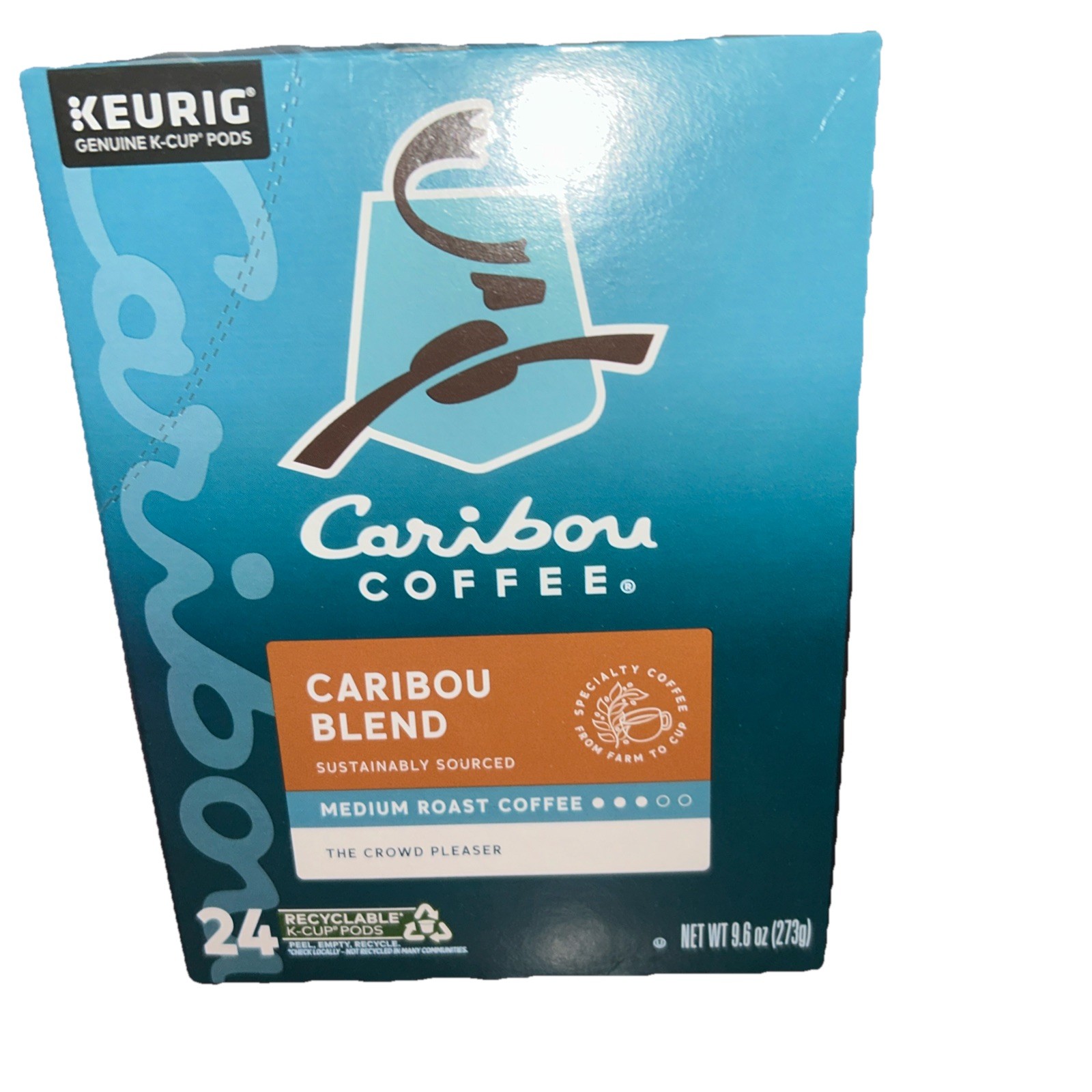 Caribou Coffee 6992 Coffee K-Cups - Caribou Blend (24/Box) New
