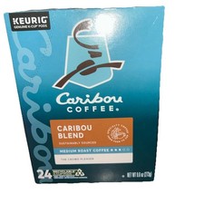 Caribou Coffee 6992 Coffee K-Cups - Caribou Blend 24/Box New