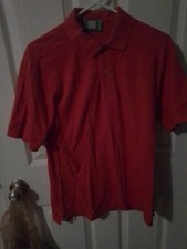 Sergio Tacchini Men  s Red Small Logo Polo Shirt Size Men  Small