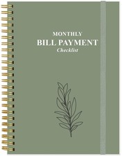 Monthly Bill Payment Checklist - Monthly Bill Organizer Planner for Persona...