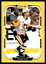 2025-26 O Pee Chee Yellow Border THOMAS NOVAK #89 Pittsburgh Penguins