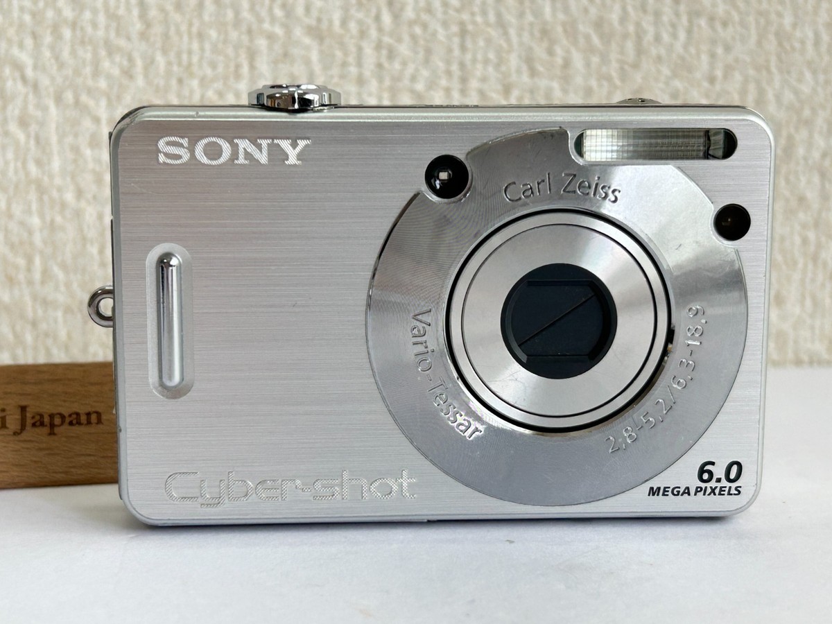Sony Cyber Shot DSC-W50 Digital Camera Silver 6.0MP 3x Tested