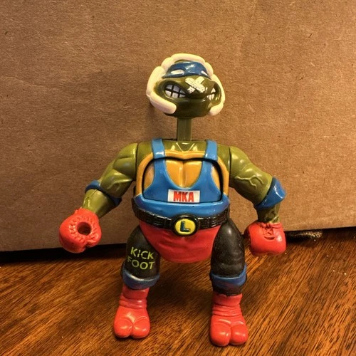 Vtg 1992 TMNT Teenage Ninja Turtles LEONARDO Leo Pro Boxer Action Figure *