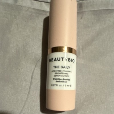 BeautyBio THE DAILY Vitamin C Brightening Face Serum, Vegan, 0.27 fl oz