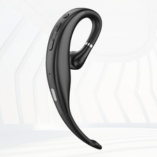 1X Bluetooth 5.0 Wireless Headset Stereo Earpiece Ear hook Headphone lightweigtd