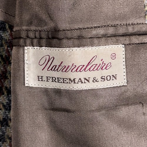 Blazer de Colección Hickey Freeman para McCann para Hombres Talla 39 Tweed Pata de Gallo - Imagen 3 de 16