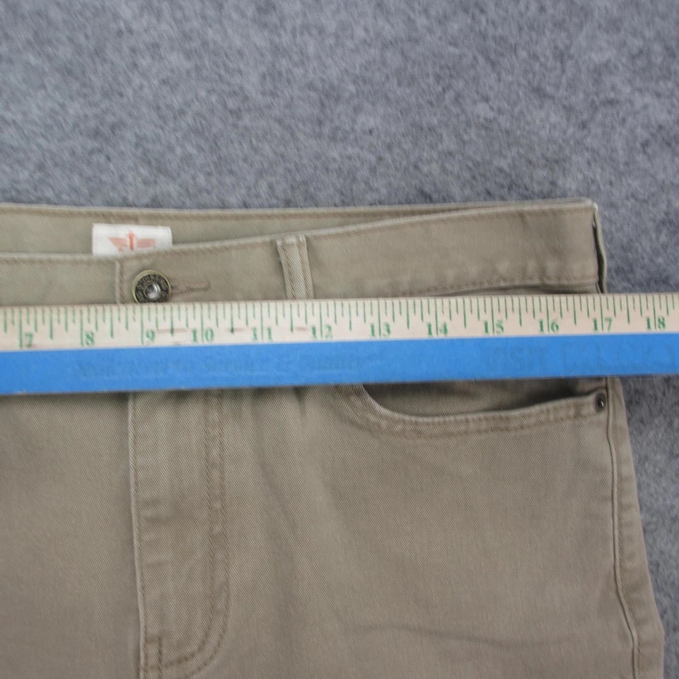 Dockers Jeans Mens 34x34 Khaki Slim Fit Stretch Chino Casual Classic Style - Image 3 of 4