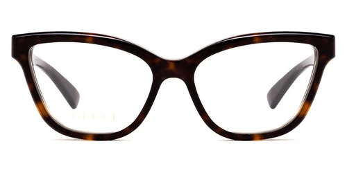 s-l500 Gucci GG1589O Eyeglasses Women Havana 55mm New 100% Authentic