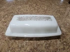 Excellent Vintage Pyrex Woodland Butter Dish 1970's Retro