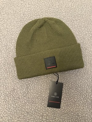 BOGNER Fire and ICE Wollmix Herren Mütze Farbe Grün Neu mit Etikett Gr. L