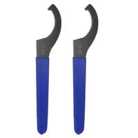 2 Stk. C-Haken-SchraubenschlüSsel FüR 78-85 Spannmutter Blauem Anti-Rutsch-Griff