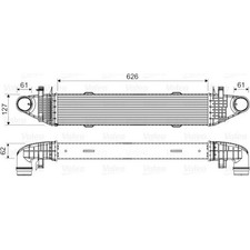 Valeo 818679 Ladeluftkühler für MERCEDES BENZ C KLASSE E W204 C204 S204 A207